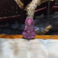 Mặt dây A Di Đà phật đá Ruby sao thiên nhiên - Hình ảnh 7