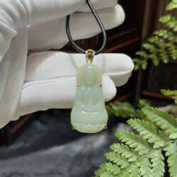 Mặt dây Quán thế âm bồ tát ngọc bích Nga - Hình ảnh 7