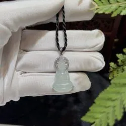 Quán thế âm bồ tát ngọc phỉ thuý Myanmar - Ảnh 6