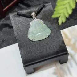 Phật Di Lặc ngọc phỉ thuý Myanmar - Ảnh 4