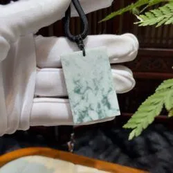 Mặt dây vô sự bài ngọc cẩm thạch Miến Điện - Ảnh 3