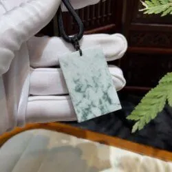 Mặt dây vô sự bài ngọc cẩm thạch Miến Điện - Ảnh 6