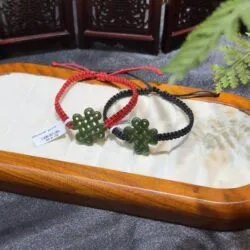 Đồng tâm kết Ngọc bích thắt dây đeo tay - Hình ảnh 7