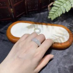 Nhẫn ngọc phỉ thuý băng chủng Myanmar - Hình ảnh 5