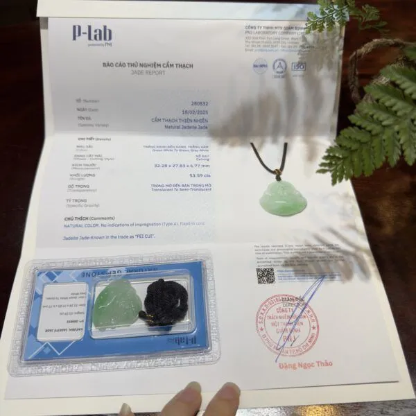 Phật Di Lặc ngọc phỉ thuý Myanmar