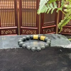 Vòng chuỗi ngọc bích Nga 10 ly - Ảnh 2