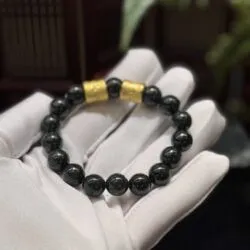 Vòng chuỗi ngọc bích Nga 10 ly - Ảnh 5