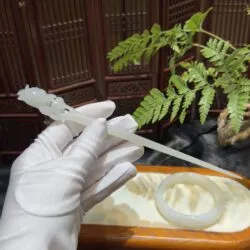 Trâm cài tóc bạch ngọc Hoà Điền - Hình ảnh 3