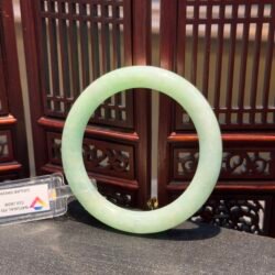 Vòng bản ngọc phỉ thuý xanh bạc hà - Ảnh 4