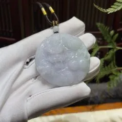 Mặt Rồng ngọc phỉ thuý băng chủng Myanmar - Ảnh 2