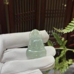 Quán thế âm bồ tát ngọc phỉ thuý Miến Điện - Hình ảnh 2