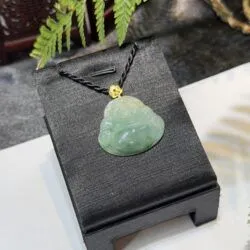 Phật Di Lặc ngọc phỉ thuý Myanmar - Hình ảnh 3
