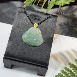Phật Di Lặc ngọc phỉ thuý Myanmar - Hình ảnh 4