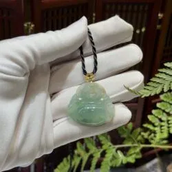 Phật Di Lặc ngọc phỉ thuý Myanmar - Hình ảnh 6