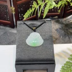 Phật Di Lặc ngọc phỉ thuý Myanmar - Hình ảnh 4