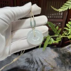 Mặt dây đồng điếu ngọc phỉ thuý Myanmar - Ảnh 3
