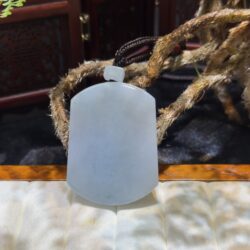 Mặt dây vô sự bài ngọc cẩm thạch Myanmar