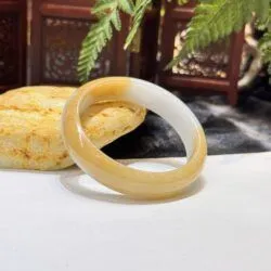 Vòng ngọc Cẩm thạch huyết tím Myanmar, ni tay 57mm