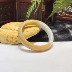 Vòng ngọc Cẩm thạch huyết tím Myanmar, ni tay 57mm - Ảnh 9