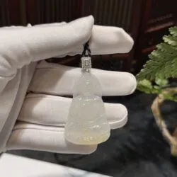 Phật Quán thế âm bồ tát ngọc Phỉ thuý hoàng phỉ Miến Điện - Ảnh 6