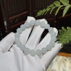 Vòng chuỗi ngọc phỉ thuý băng chủng Myanmar - Hình ảnh 5