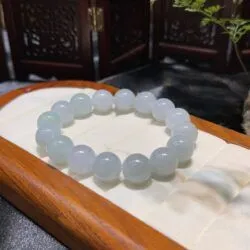 Vòng chuỗi ngọc Phỉ thuý băng chủng Myanmar - Ảnh 6