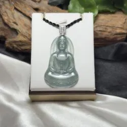 Mặt dây Quán thế âm bồ tát ngọc Phỉ thuý cao băng Guatemala