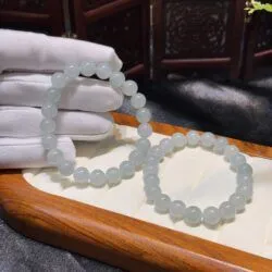 Vòng chuỗi ngọc phỉ thuý băng chủng Myanmar - Ảnh 7