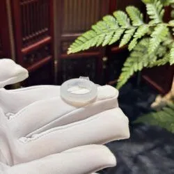 Nhẫn ngọc Phỉ thuý băng chủng Myanmar - Ảnh 4
