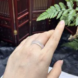 Nhẫn ngọc Phỉ thuý băng chủng Myanmar - Ảnh 8