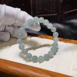 Vòng chuỗi ngọc phỉ thuý băng chủng Myanmar - Ảnh 4