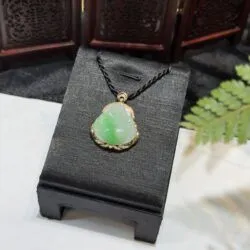 Phật Di Lặc ngọc phỉ thuý Myanmar - Hình ảnh 4