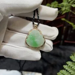 Phật Di Lặc ngọc phỉ thuý Myanmar - Hình ảnh 6