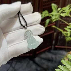 Quán thế âm bồ tát ngọc phỉ thuý Myanmar - Ảnh 2
