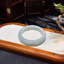 Vòng bản liền ngọc cẩm thạch nếp mịn Miến Điện - Ảnh 2