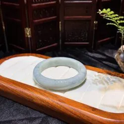 Vòng bản liền ngọc cẩm thạch nếp mịn Miến Điện - Ảnh 3