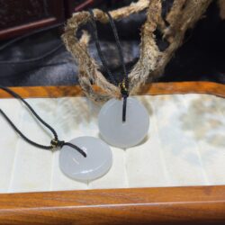 Mặt dây đồng điếu ngọc phỉ thuý băng chủng Myanmar - Hình ảnh 2