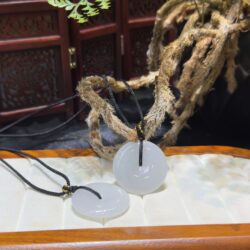 Mặt dây đồng điếu ngọc phỉ thuý băng chủng Myanmar - Hình ảnh 5