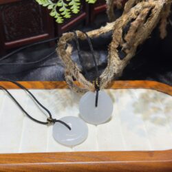 Mặt dây đồng điếu ngọc phỉ thuý băng chủng Myanmar - Hình ảnh 4