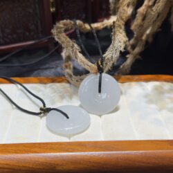 Mặt dây đồng điếu ngọc phỉ thuý băng chủng Myanmar