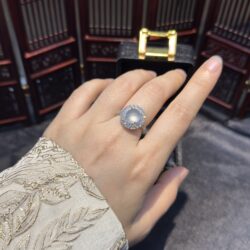 Nhẫn ngọc phỉ thuý thuỷ tinh chủng