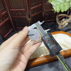 Mặt dây đồng điếu ngọc phỉ thuý băng chủng - Hình ảnh 2
