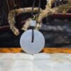 Mặt dây đồng điếu ngọc phỉ thuý băng chủng