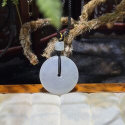 Mặt dây đồng điếu ngọc phỉ thuý băng chủng - Hình ảnh 5