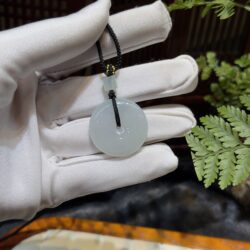 Mặt dây đồng điếu ngọc phỉ thuý băng chủng - Hình ảnh 4