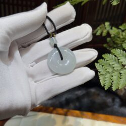 Mặt dây đồng điếu ngọc phỉ thuý băng chủng - Hình ảnh 7