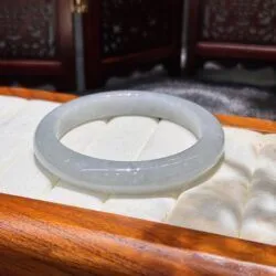 Vòng bản liền ngọc phỉ thúy nếp băng Myanmar - Ảnh 4