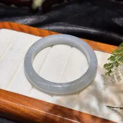 Vòng bản liền ngọc phỉ thúy nếp băng Myanmar - Ảnh 6