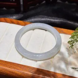 Vòng bản liền ngọc phỉ thúy nếp băng Miến Điện - Ảnh 7