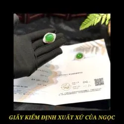 Bộ trang sức ngọc Phỉ thuý băng dương lục Myanmar - Ảnh 8